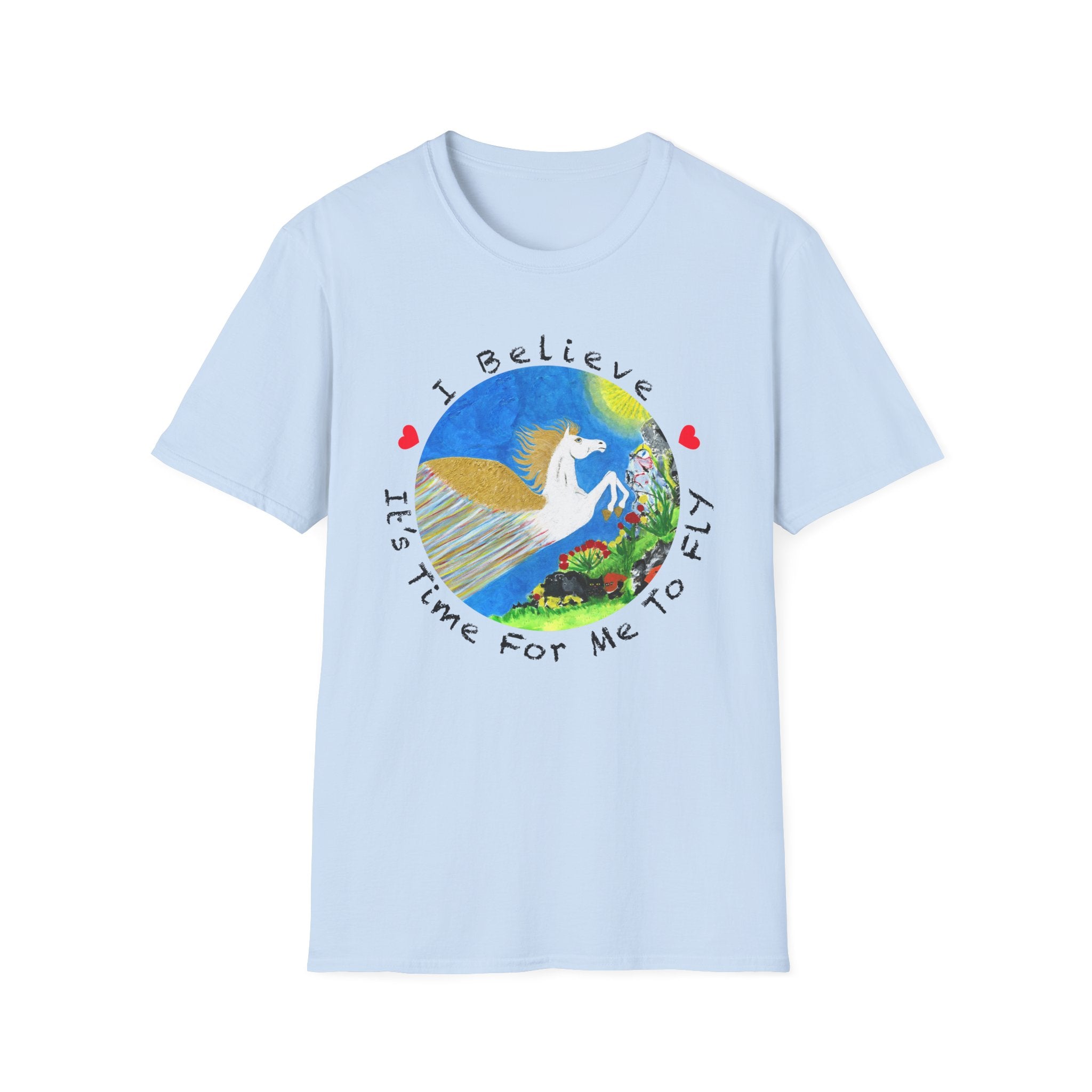 White Pegasus Soft Style Unisex T