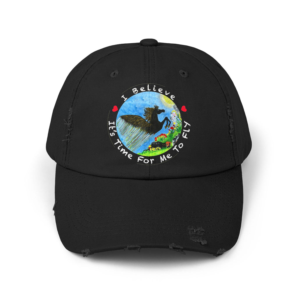 Women's or Men's Time For Me To Fly Distressed Cap