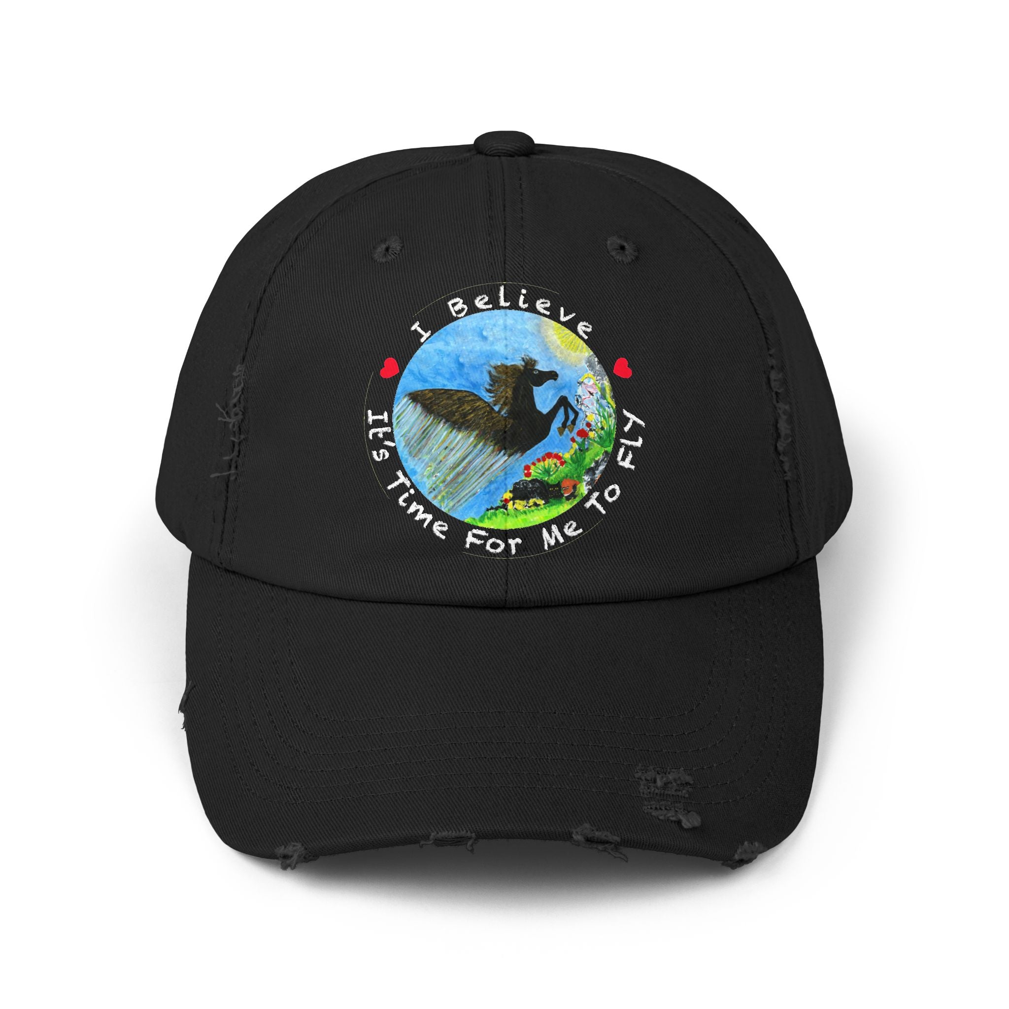 Women's or Men's Time For Me To Fly Distressed Cap
