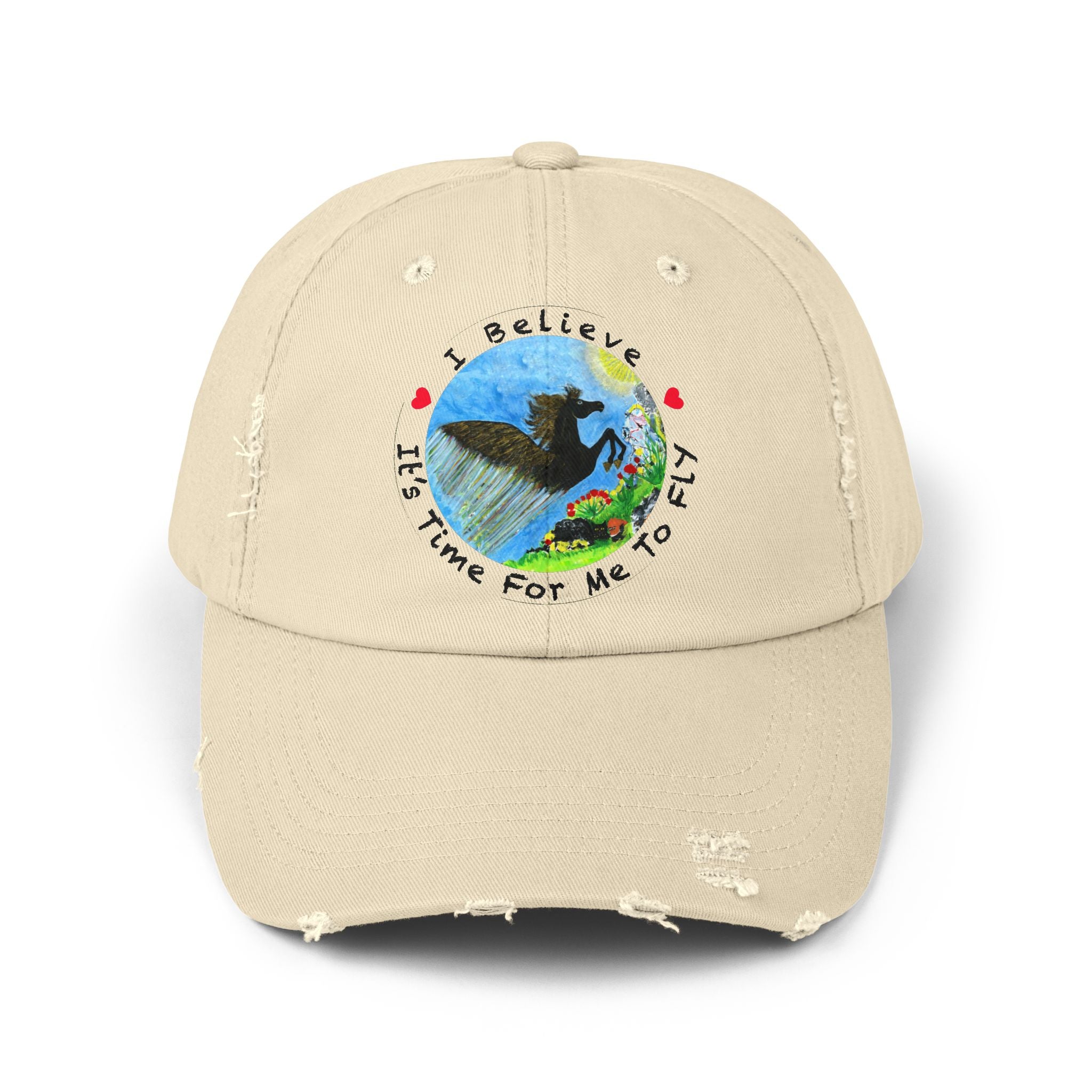Women's or Men's Time For Me To Fly Distressed Cap
