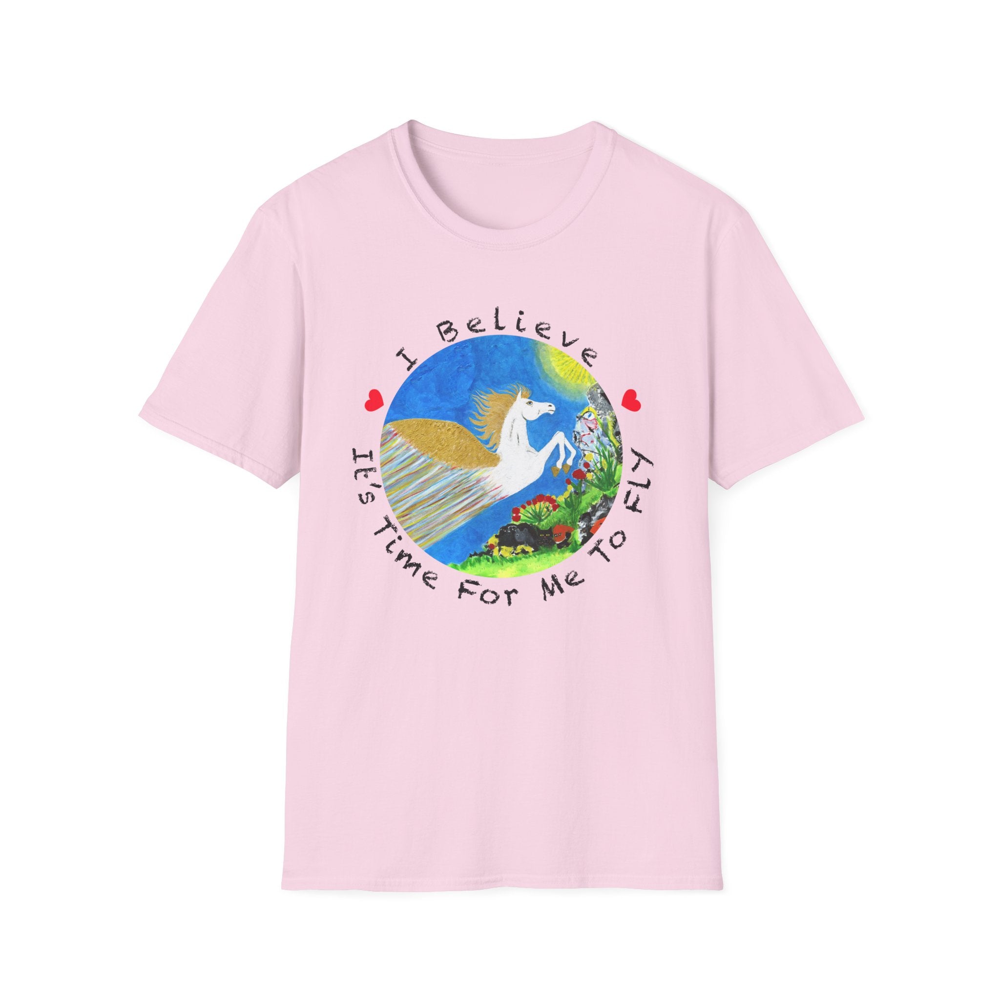 White Pegasus Soft Style Unisex T