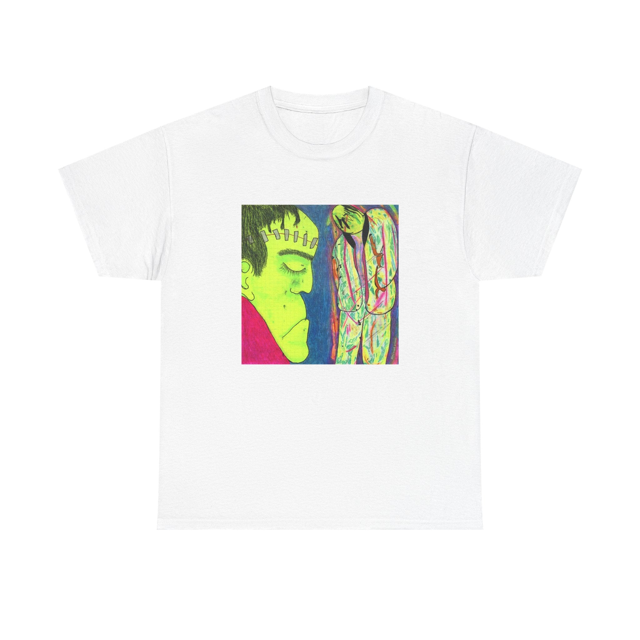 Sad Frankenstein - Unisex Heavy Cotton Tee