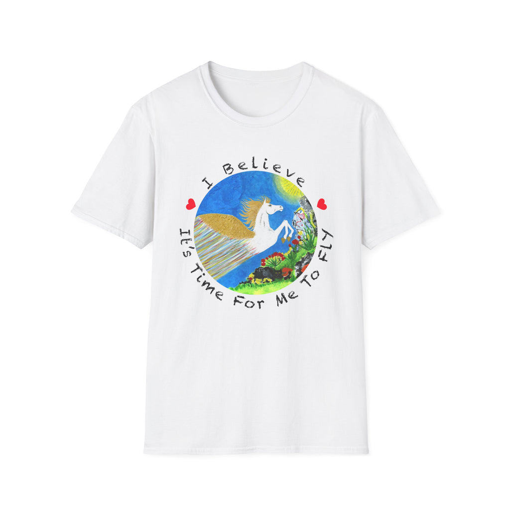 White Pegasus Soft Style Unisex T