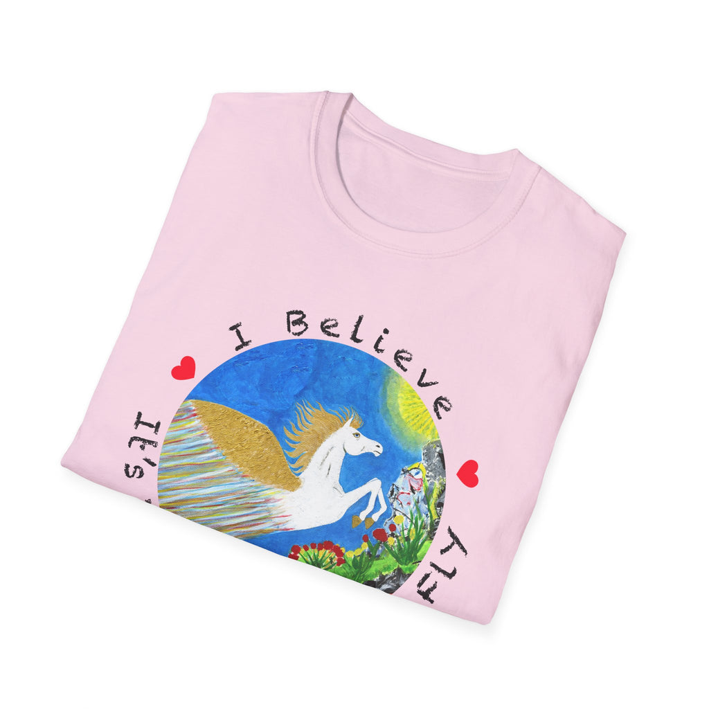 White Pegasus Soft Style Unisex T