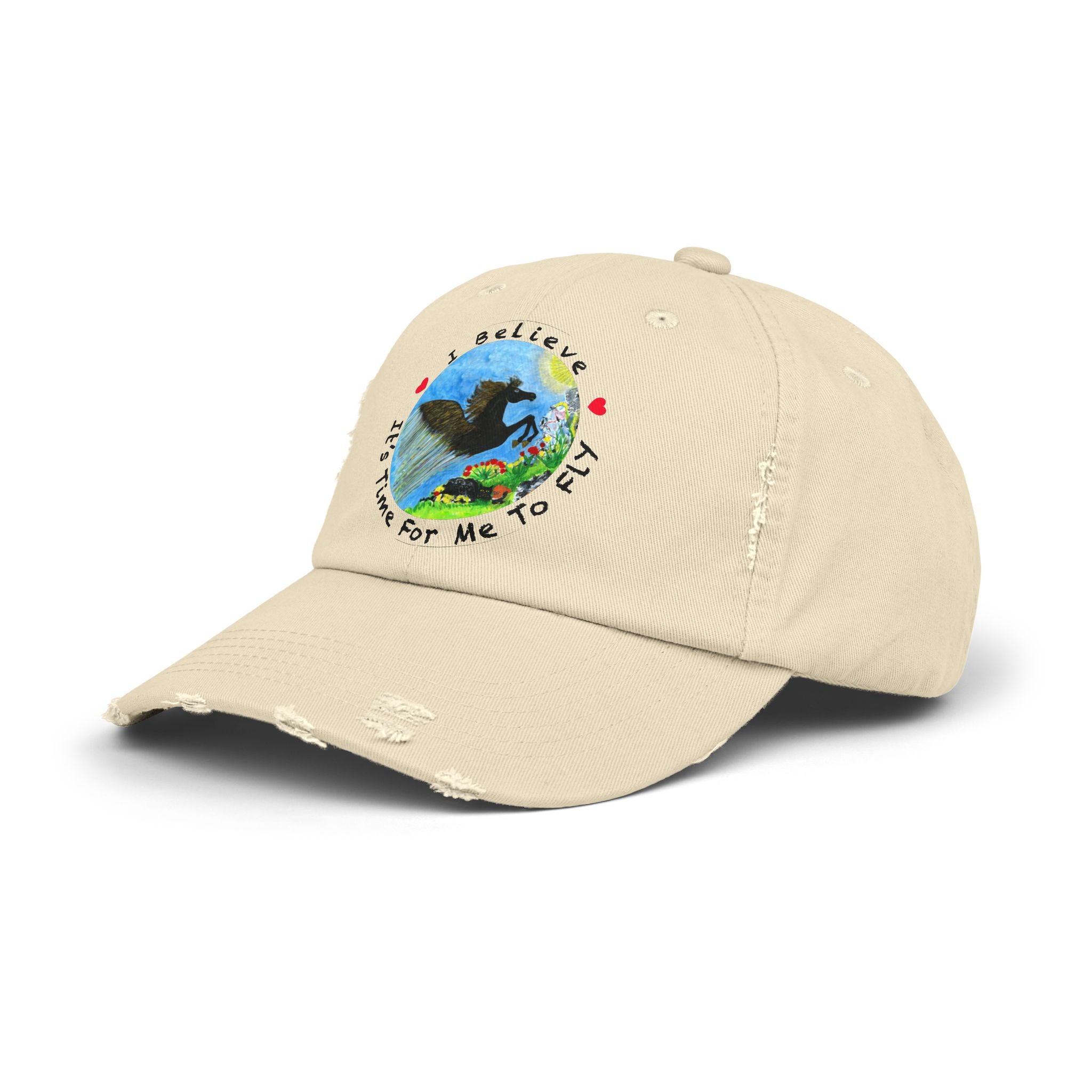 Women's or Men's Time For Me To Fly Distressed Cap
