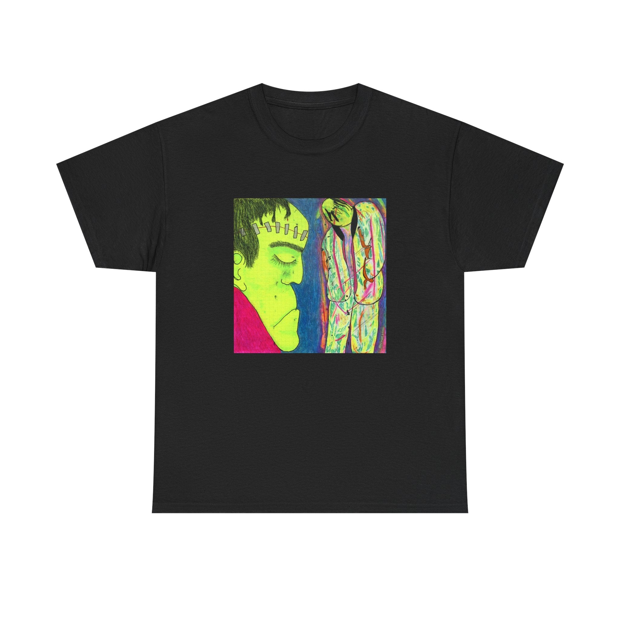 Sad Frankenstein - Unisex Heavy Cotton Tee