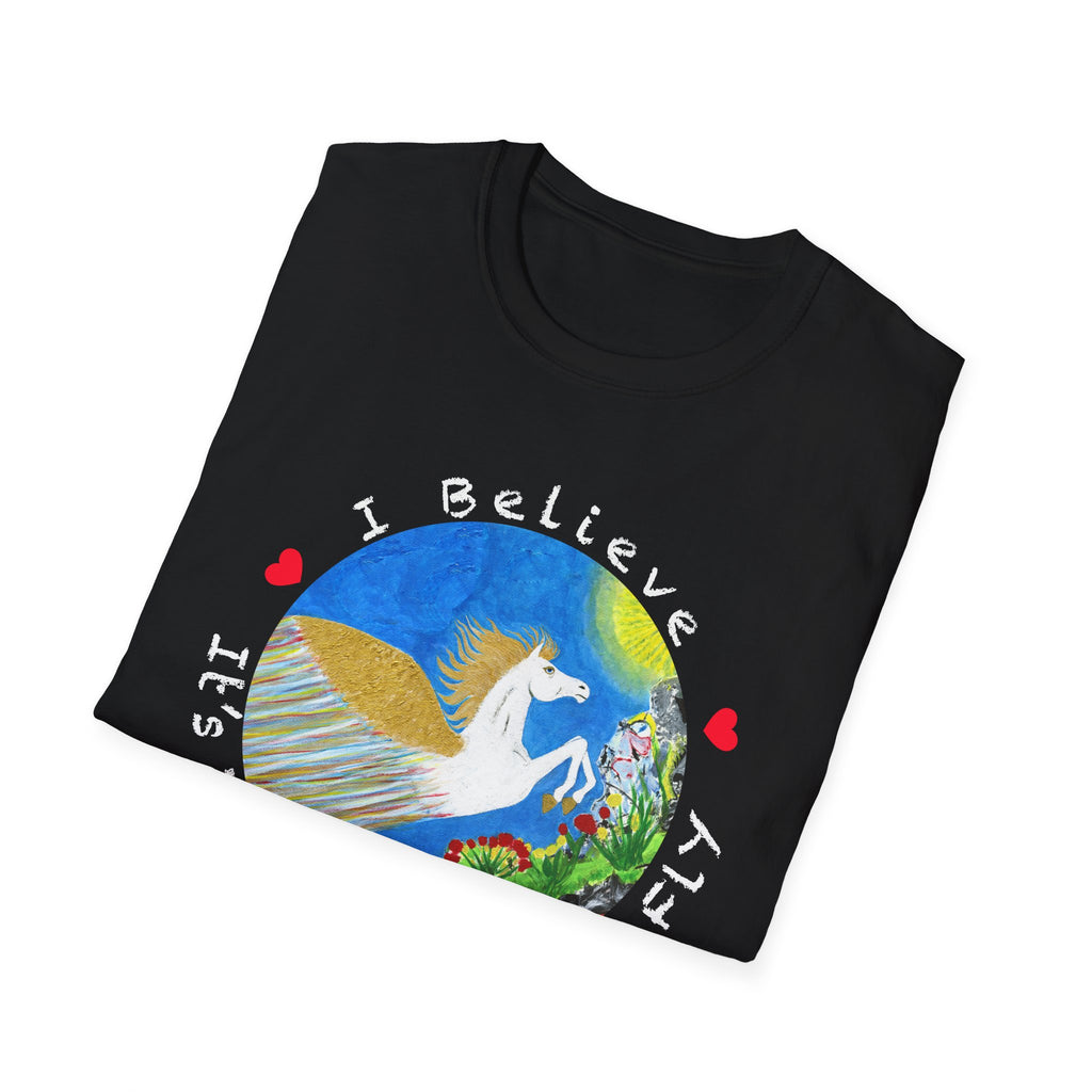 White Pegasus Soft Style Unisex T