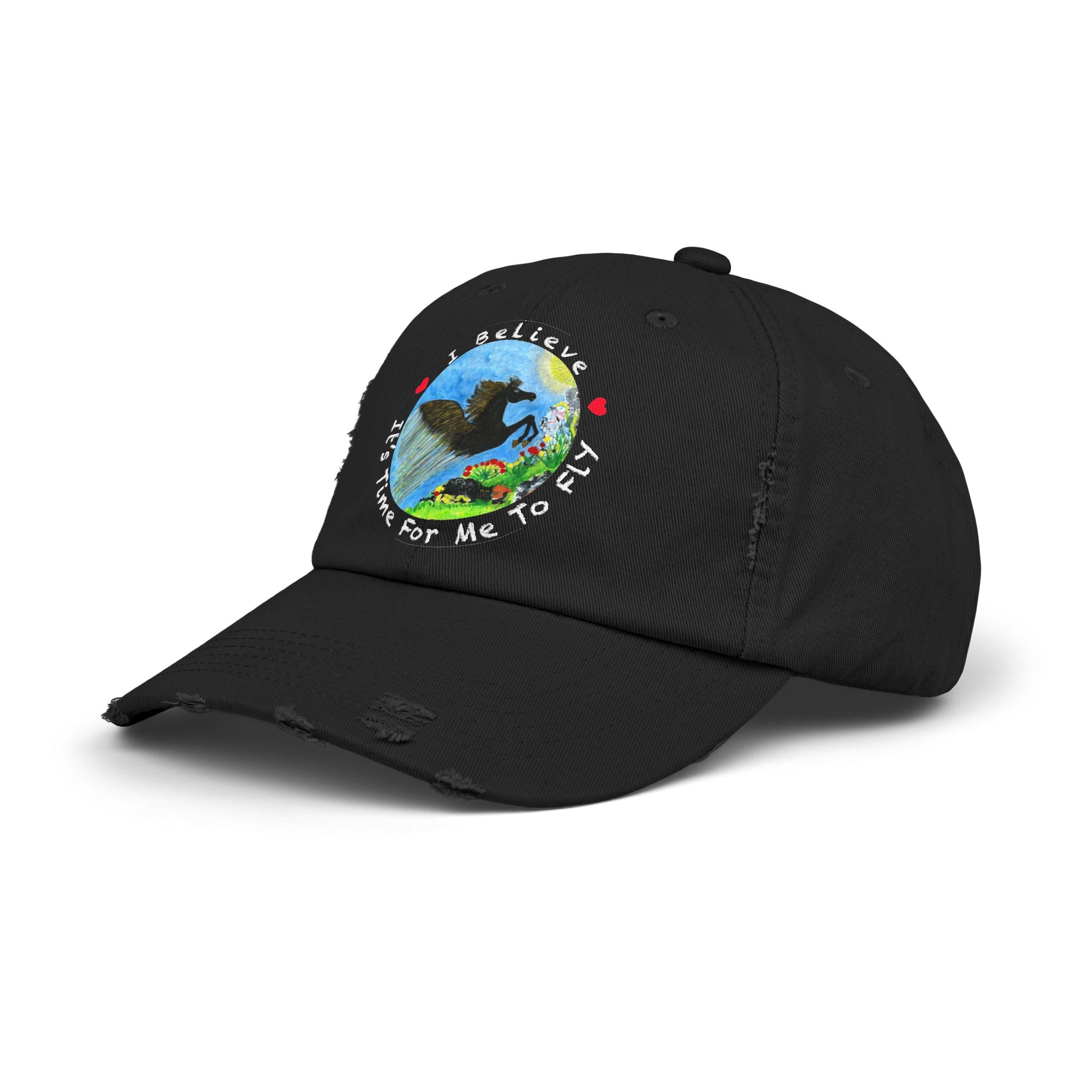 Women's or Men's Time For Me To Fly Distressed Cap